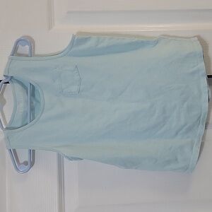 Crewcuts Blue Pocket tank size 6